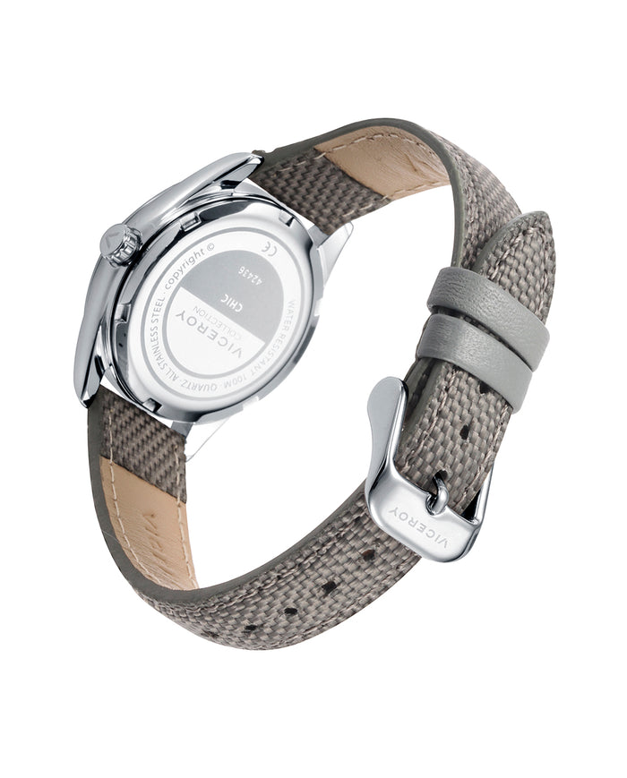 viceroy Reloj de mujer Chic con caja de acero y correa de nylon gris En oferta