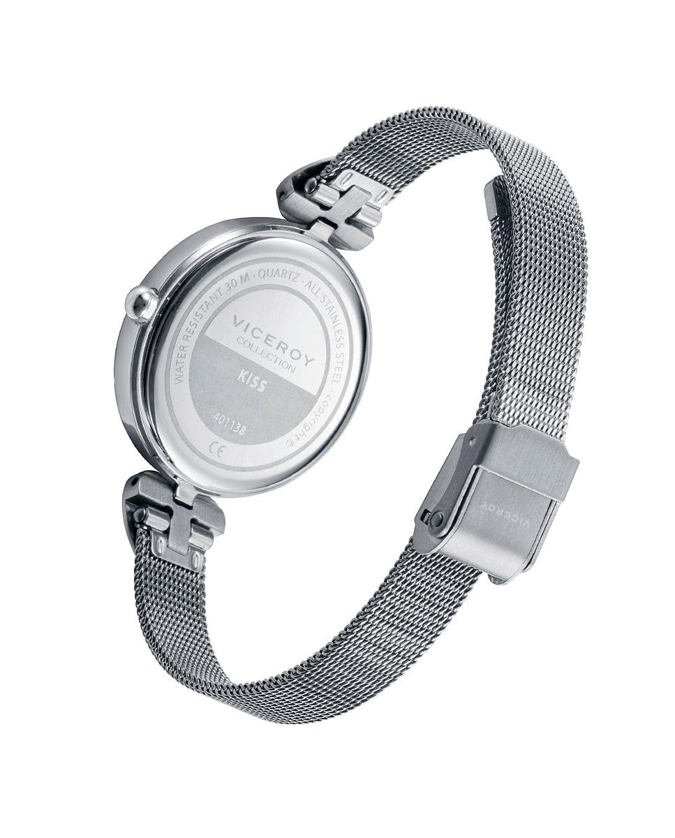 viceroy Reloj de mujer Viceroy Kiss de acero con malla milanesa Libre de impuestos