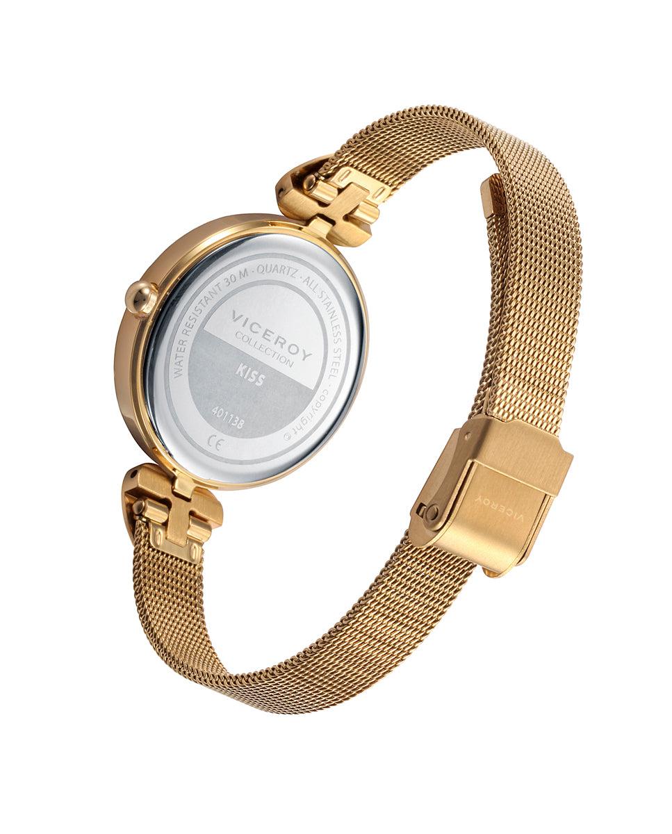 viceroy Reloj de mujer Viceroy Kiss de acero con malla milanesa en ip dorado Descuentos del mes