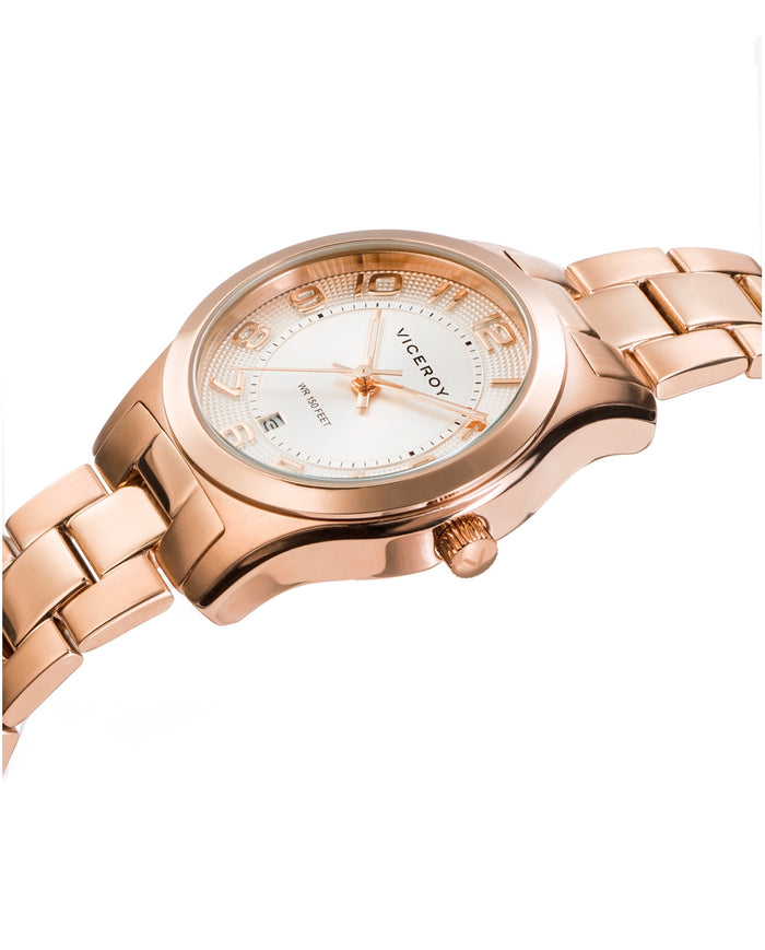 viceroy Reloj de mujer Grand 3 agujas de acero IP rosado Descuento por venta flash