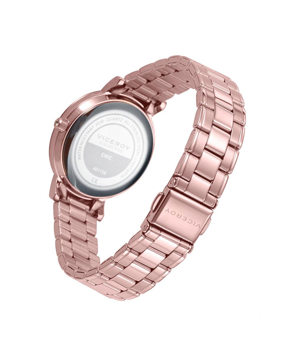 viceroy Reloj de mujer Chic con caja y brazalete de acero rosa Ofertas especiales