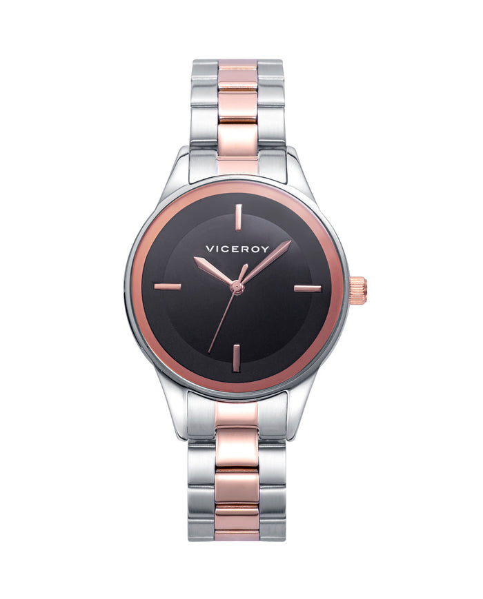 viceroy Reloj de mujer Kiss con caja y brazalete de acero bicolor Outlet online
