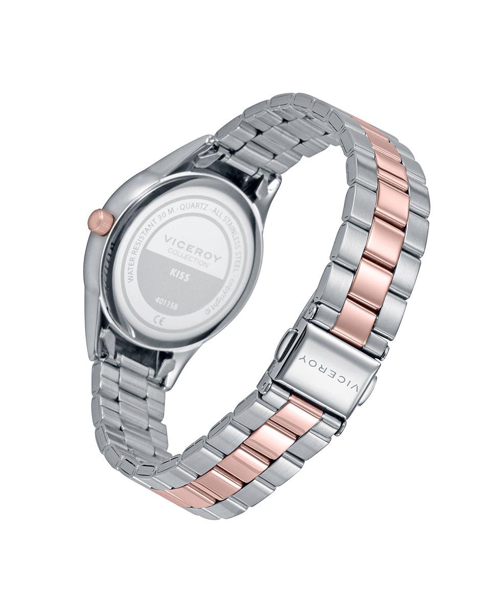 viceroy Reloj de mujer Kiss con caja y brazalete de acero bicolor Outlet online