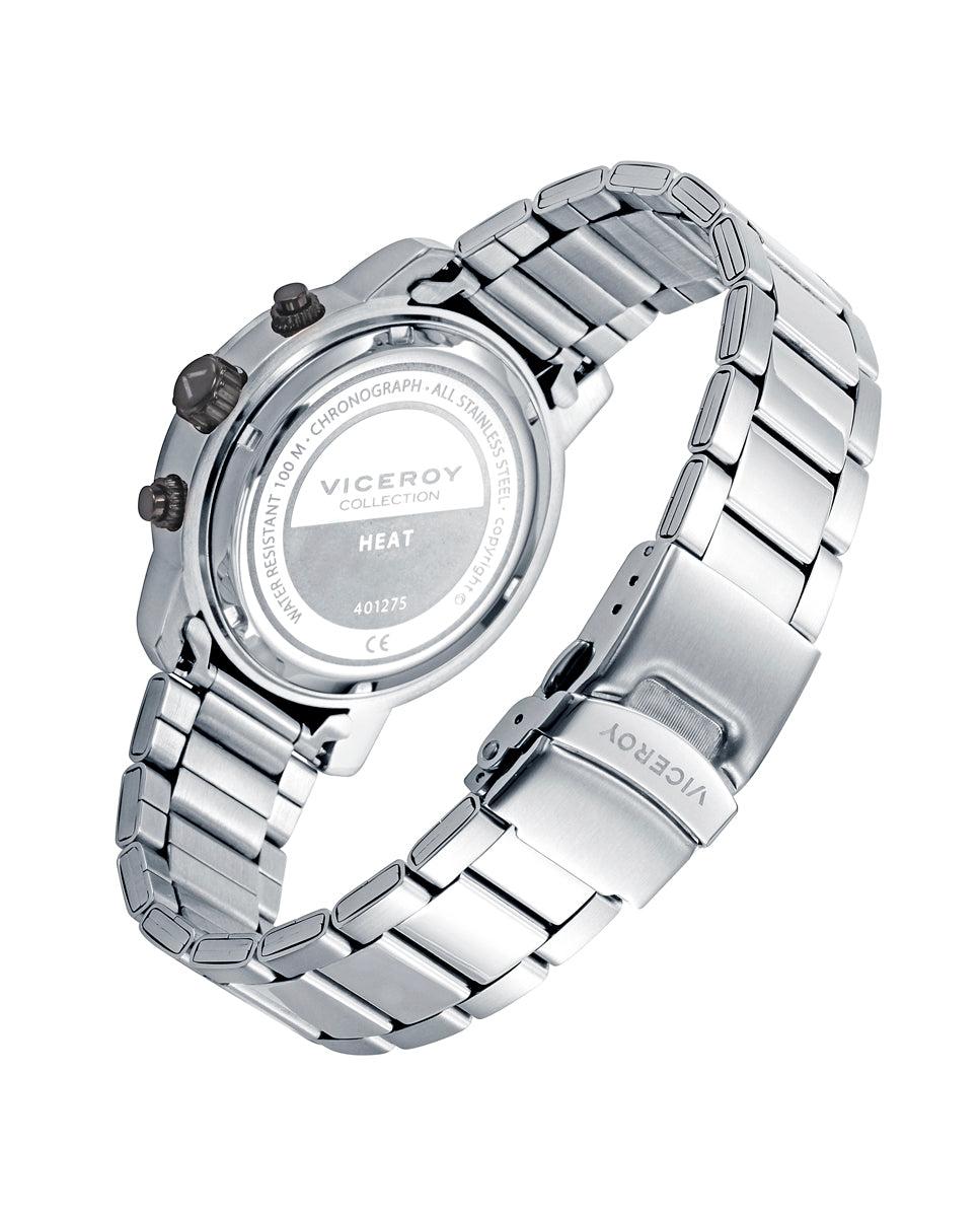 viceroy Reloj de hombre Heat de acero con cronógrafo y esfera plateada Tienda