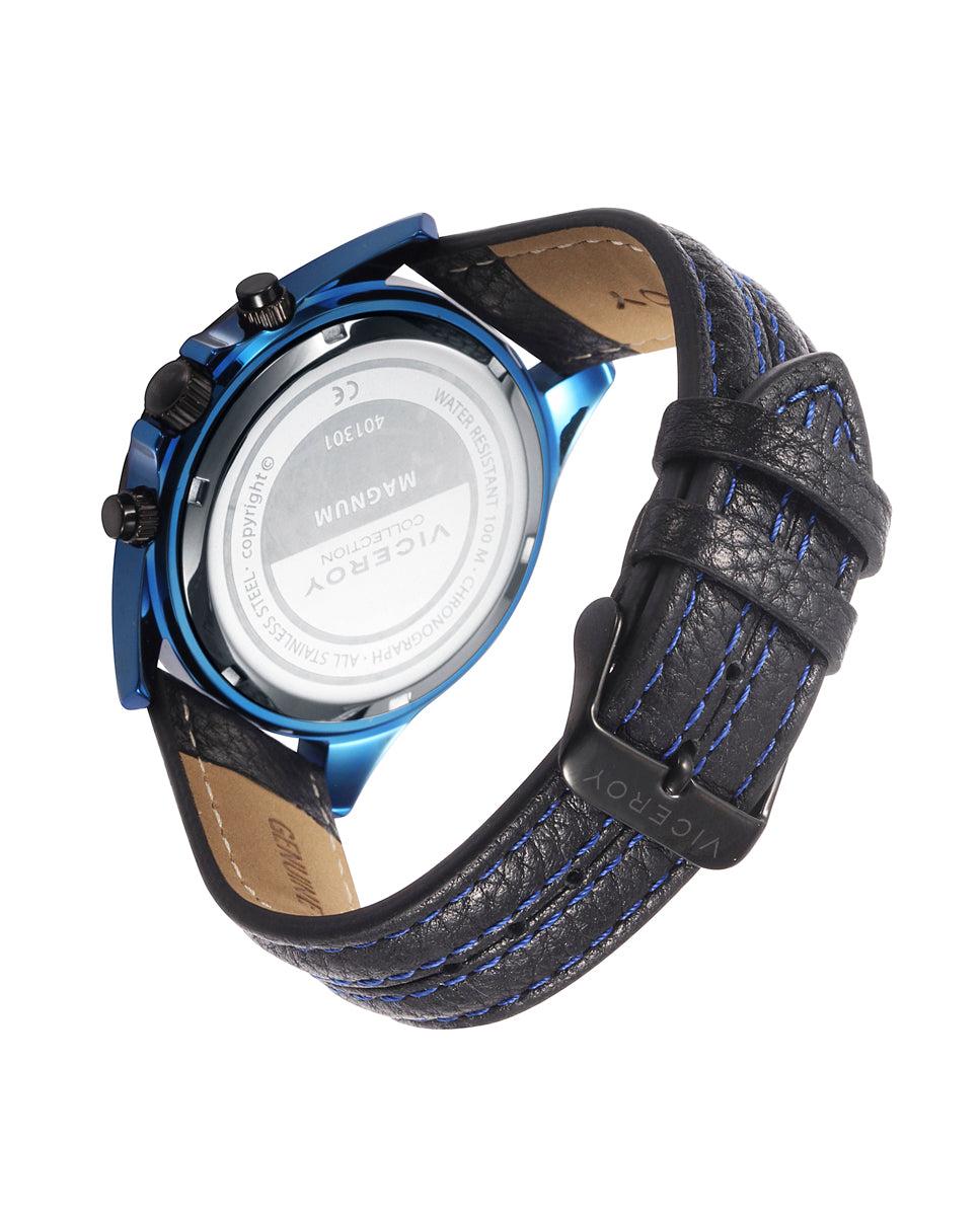 viceroy Reloj de hombre Magnum con caja de acero y correa de piel negra Rebajas online