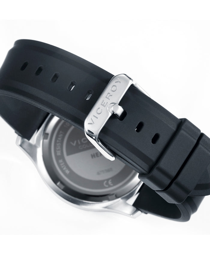 viceroy Reloj de hombre Heat cronográfo de acero y correa negra Rebajas top