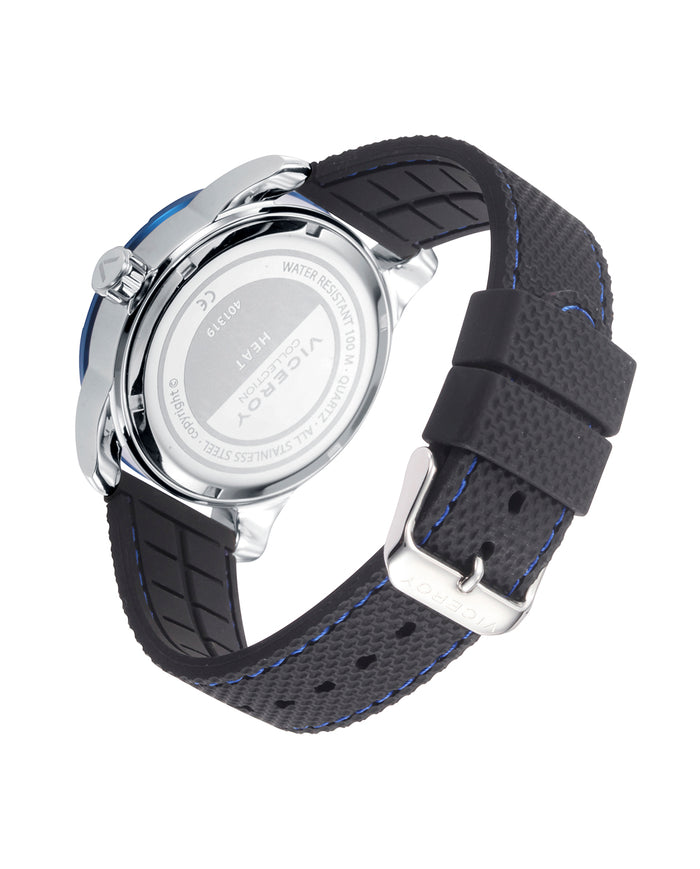 viceroy Reloj de hombre Heat con caja de acero y correa negra de silicona COMPRAR AHORA