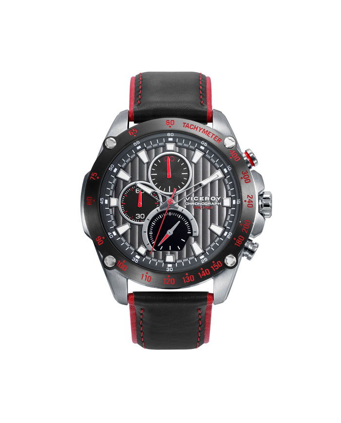 viceroy Reloj de hombre Viceroy Magnum con cronógrafo y correa de piel ÚLTIMAS EDICIONES