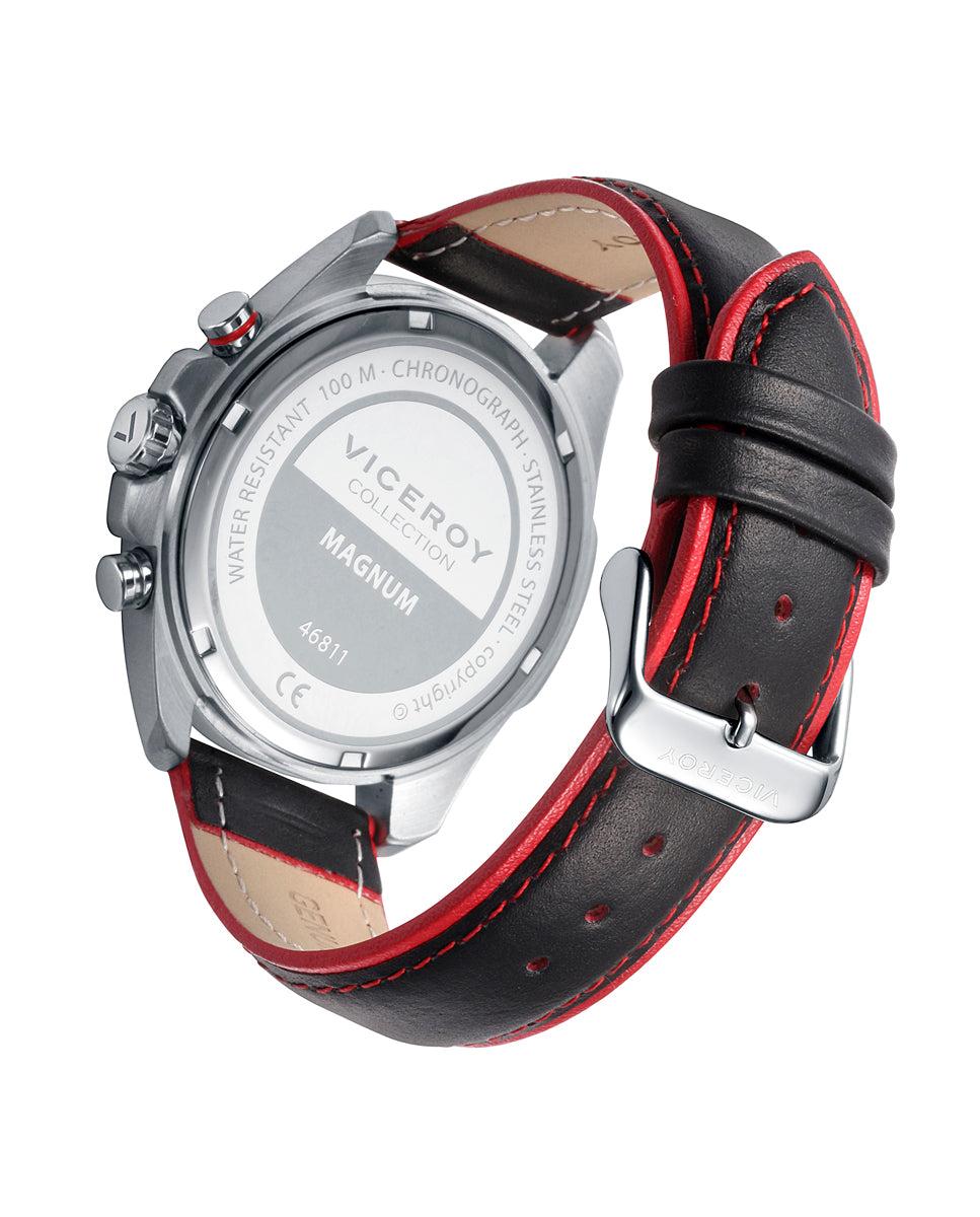 viceroy Reloj de hombre Viceroy Magnum con cronógrafo y correa de piel ÚLTIMAS EDICIONES