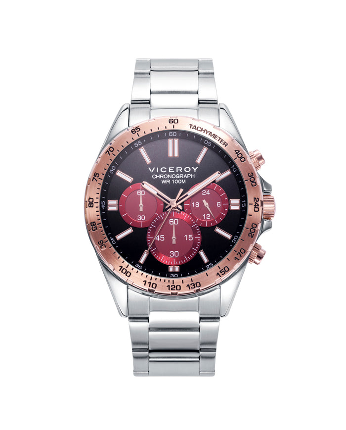 viceroy Reloj de hombre Magnum con caja y brazalete de acero Último día