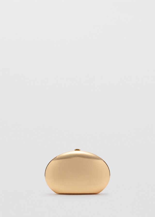 Mango Bolso mano clutch metálico Liquidación