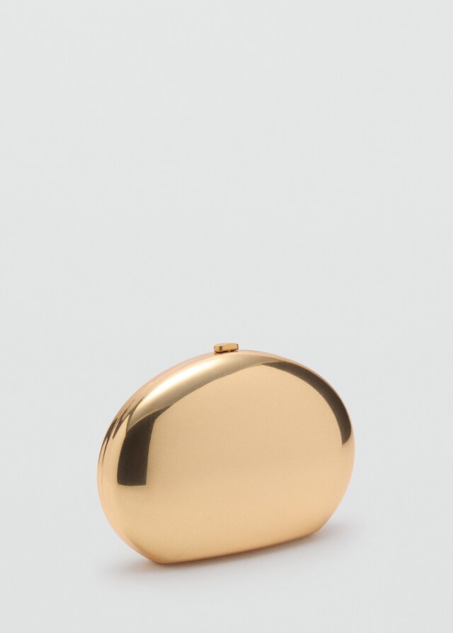 Mango Bolso mano clutch metálico Liquidación