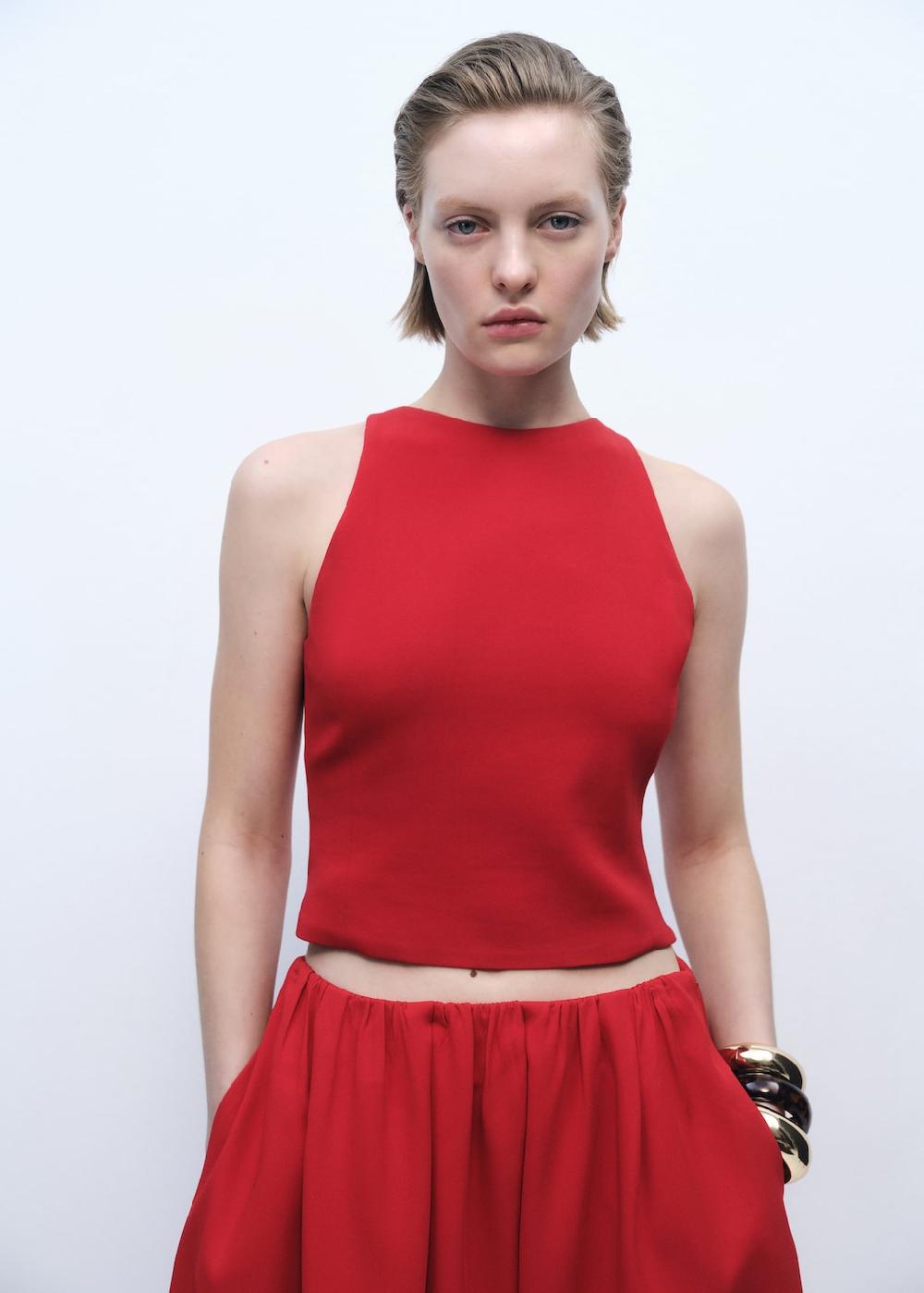 Mango Top crop lazo espalda