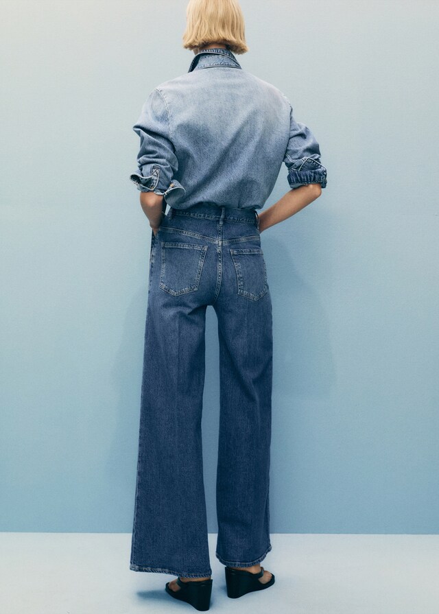 Mango Jeans wideleg tiro alto Envío internacional gratuito