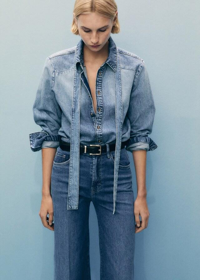 Mango Jeans wideleg tiro alto Envío internacional gratuito