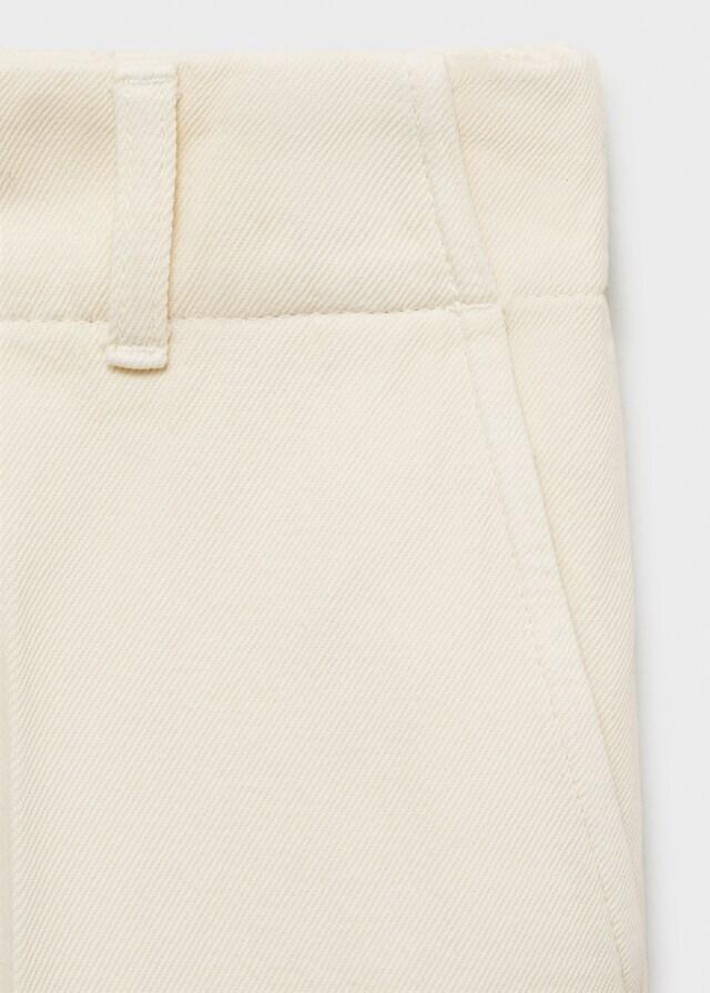 Mango Pantalón algodón wideleg tiro alto Grandes ahorros