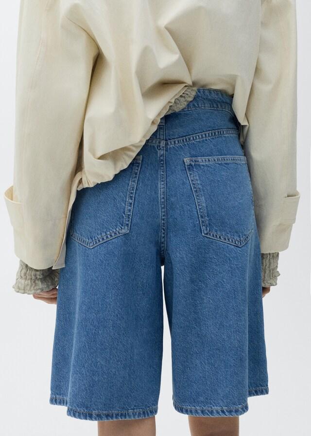 Mango Bermudas wideleg pinzas Tienda de fábrica
