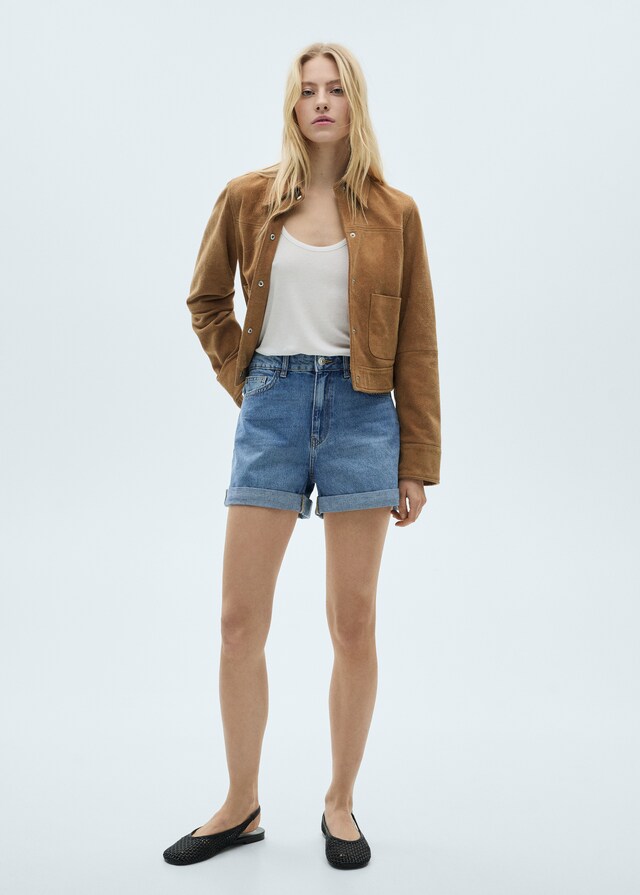 Mango Shorts vaqueros mom-fit Precios de Black Friday