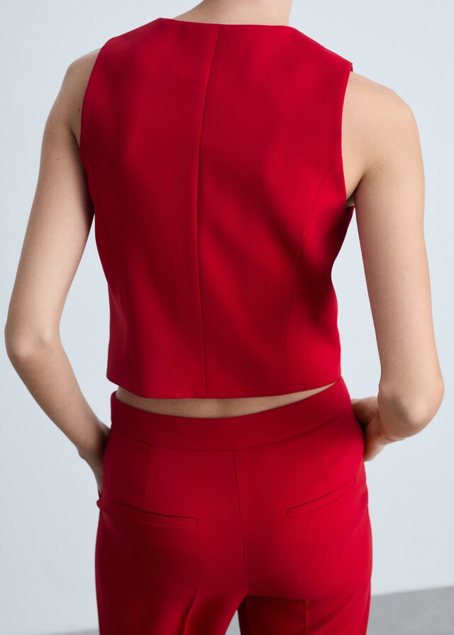 Mango Chaleco traje botones Liquidación