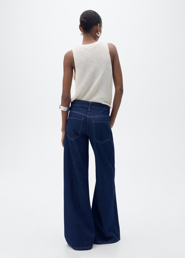 Mango Chaleco punto grueso botones Rebajas online