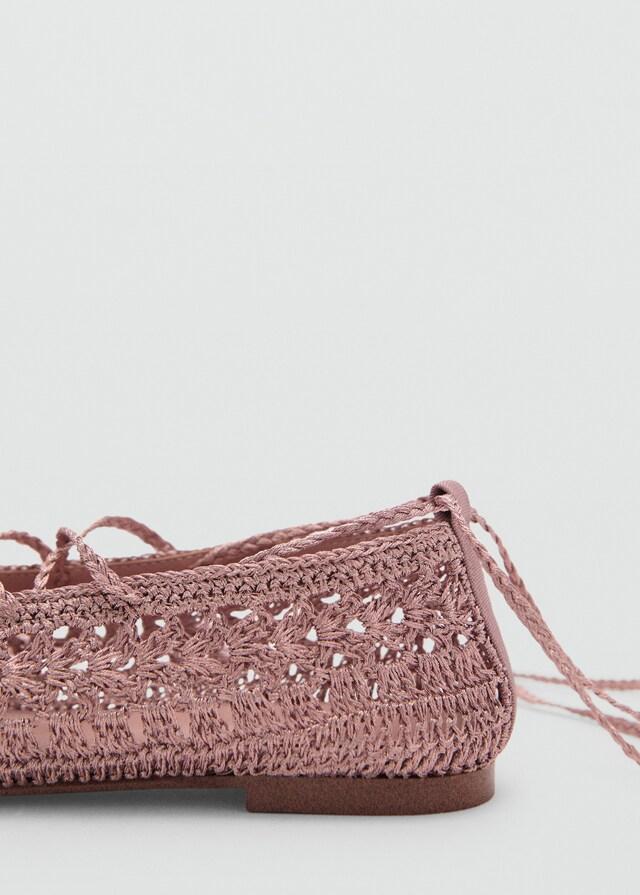 Mango Bailarina crochet tiras Envío gratis