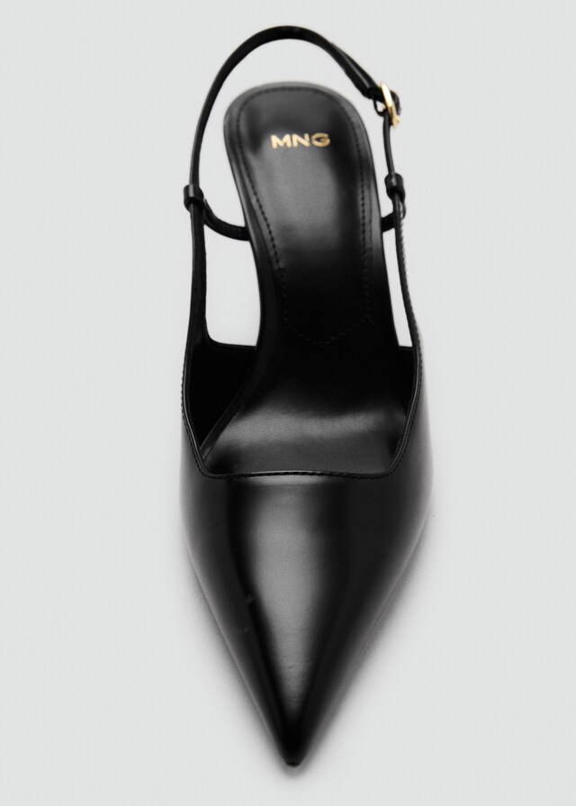 Mango Zapato tacón piel punta ÚLTIMAS EDICIONES