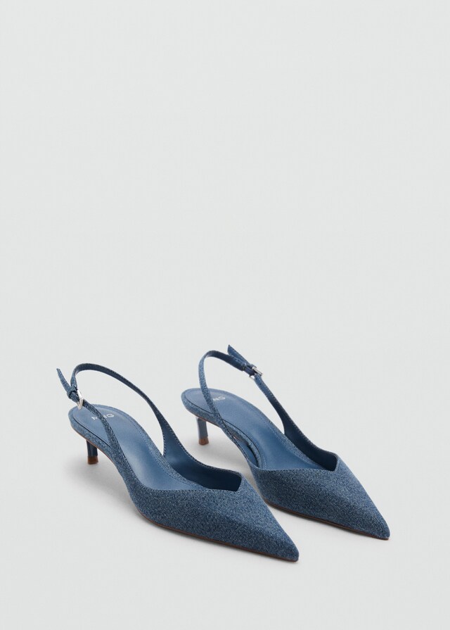 Mango Zapato denim tacón Último día