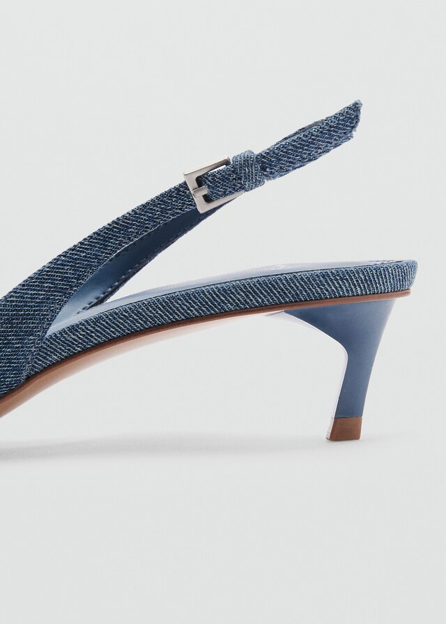 Mango Zapato denim tacón Último día