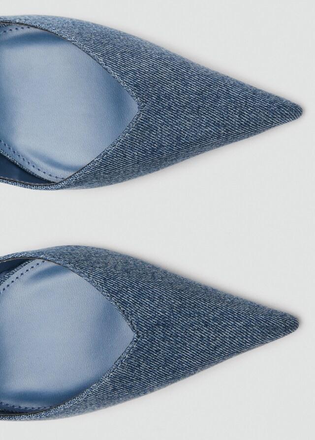 Mango Zapato denim tacón Último día