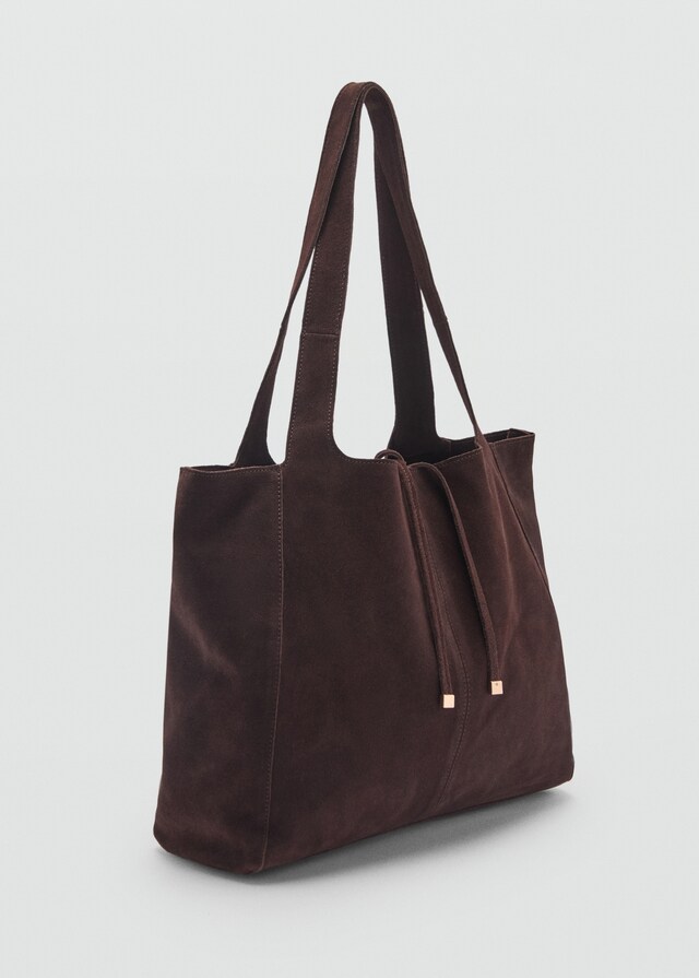 Mango Bolso shopper serraje Precio de fábrica