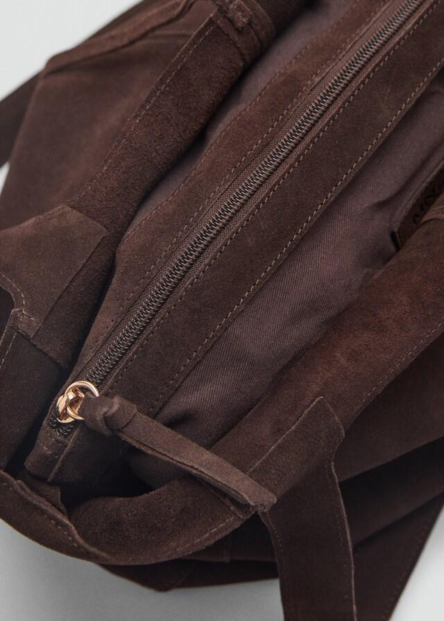 Mango Bolso shopper serraje Precio de fábrica