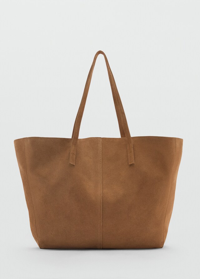 Mango Bolso shopper serraje Solo hoy