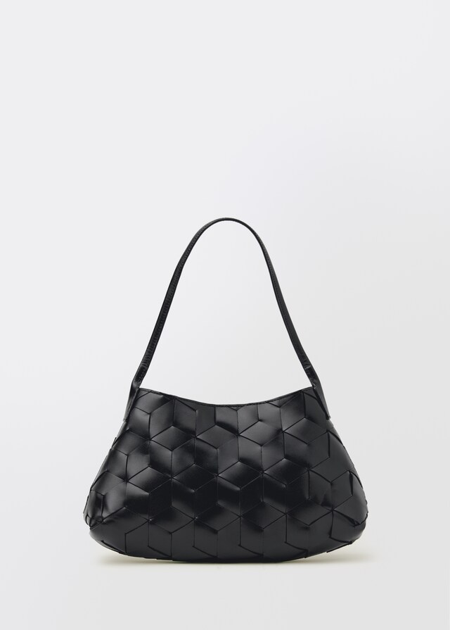 Mango Bolso hombro piel trenzado Solo queda un día