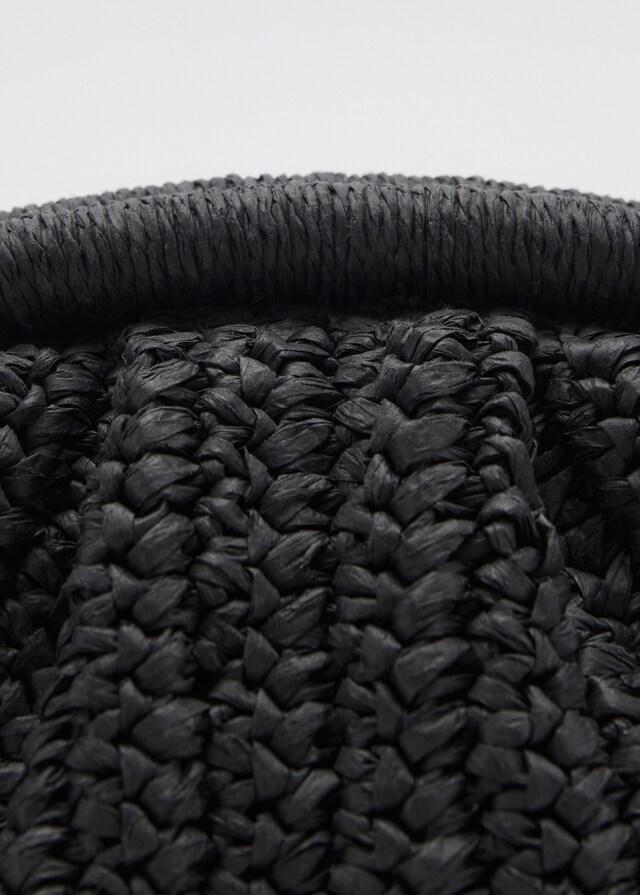 Mango Bolso clutch fibra natural Grandes descuentos