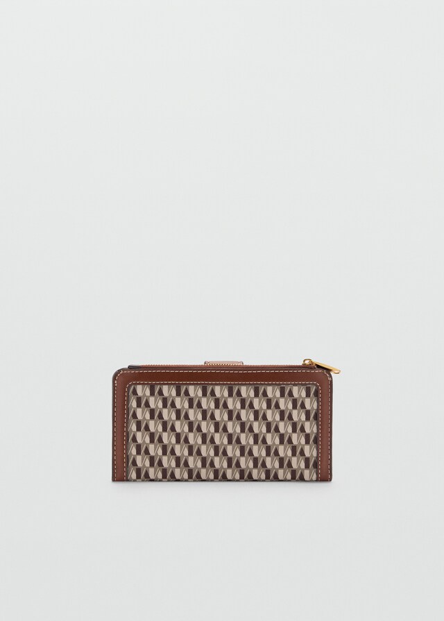 Mango Monedero estampado logo Rebajas baratas