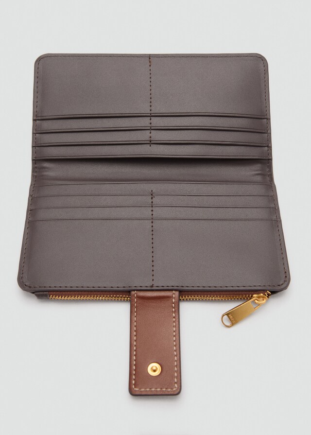 Mango Monedero estampado logo Rebajas baratas