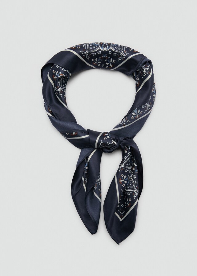 Mango Pañuelo estampado satinado Rebajas online