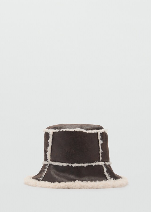 Mango Gorro bucket borreguito ÚLTIMAS EDICIONES