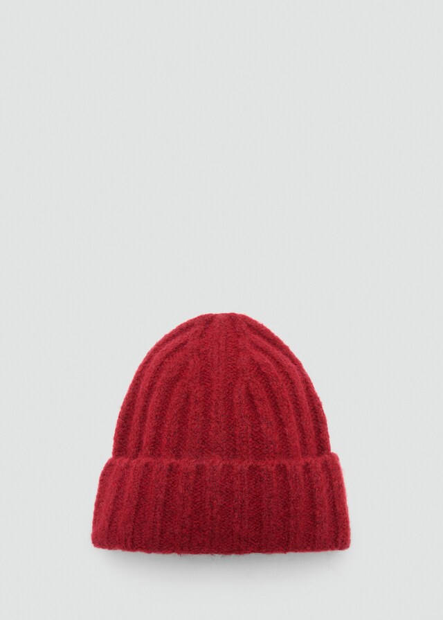 Mango Gorro punto canalé Último día