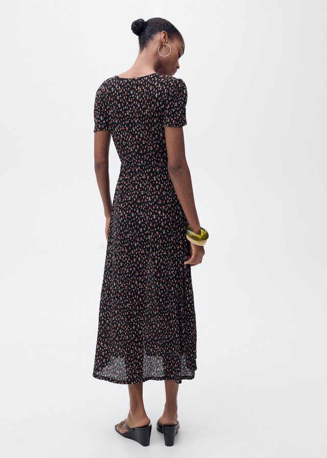 Mango Vestido midi estampado Liquidación