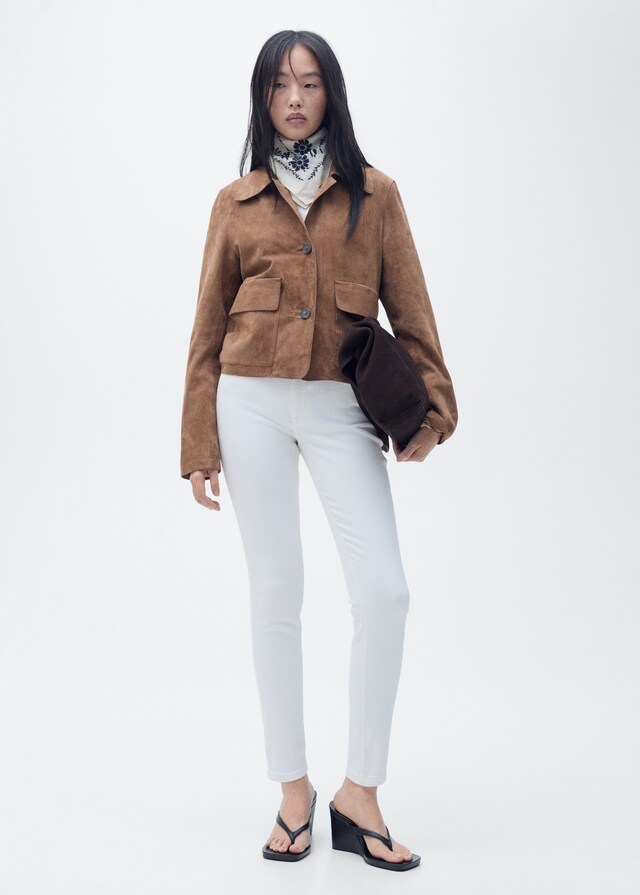 Mango Jeans skinny tiro medio Envío internacional gratuito