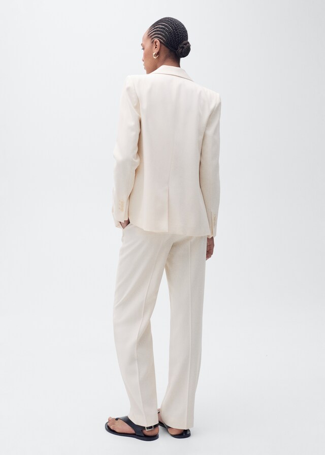 Mango Pantalón recto traje Rebajas baratas