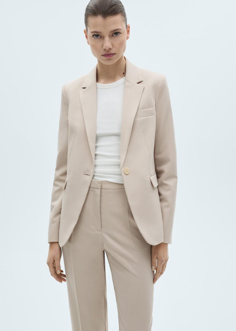 Mango Blazer traje entallada