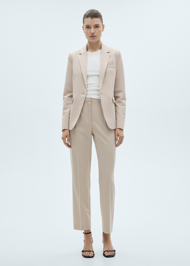 Mango Blazer traje entallada Tienda