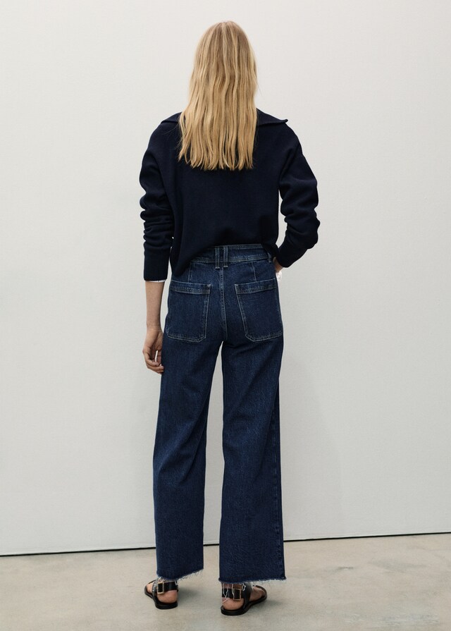 Mango Jeans Catherin culotte tiro alto Liquidación