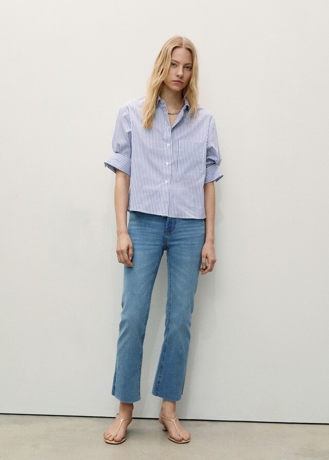 Mango Jeans Sienna flare crop Rebajas online
