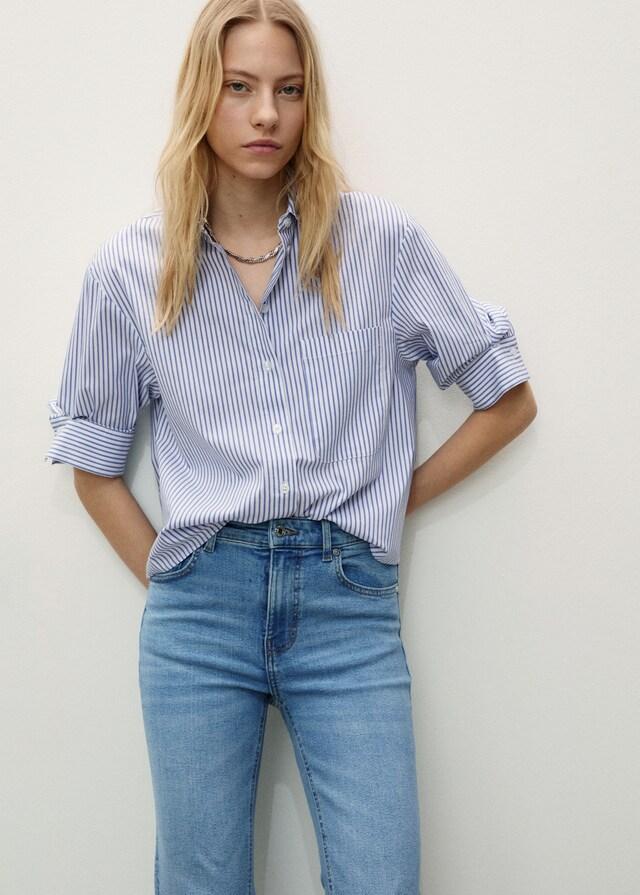 Mango Jeans Sienna flare crop Rebajas online