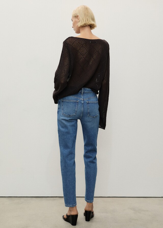 Mango Jeans Newmom confort tiro alto Rebajas top