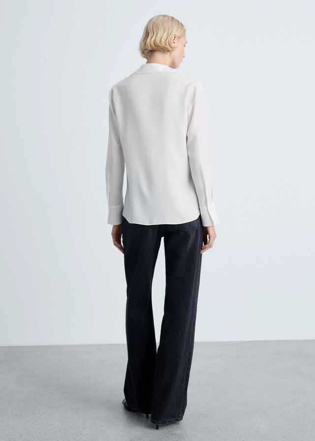 Mango Camisa fluida lyocell Limitado a 3 días