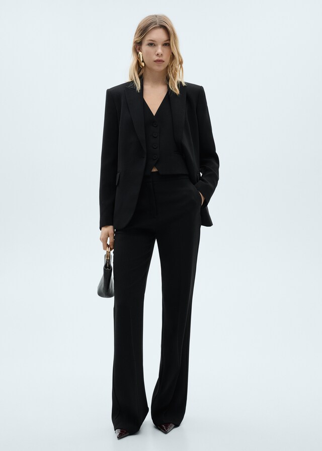 Mango Chaleco traje botones Ofertas especiales